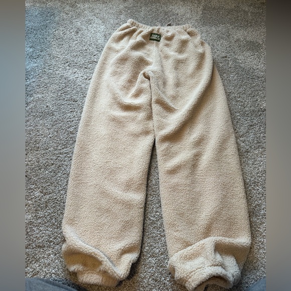 Daily Drills Cream Fleece Joggers
